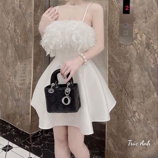 Chiếc váy lông sang chảnh