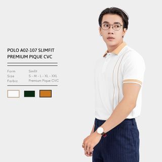 ÁO POLO CVC cao cấp thoải mái, mát mẻ và thanh lịch A02-107