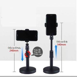Giá Đỡ Kẹp Điện Thoại Microphone Stands L08 Đế Tròn Để Bàn