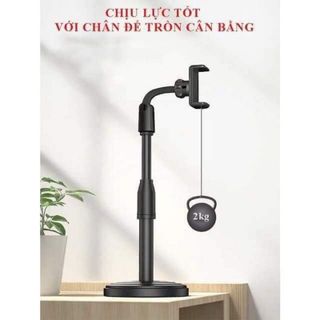 Giá Đỡ Kẹp Điện Thoại Microphone Stands L08 Đế Tròn Để Bàn