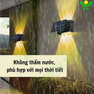ĐÈN GẮN TƯỜNG ĐỔI LED 7 MÀU NĂNG LƯỢNG MẶT TRỜI MIFIDI SOLAR HIỆN ĐẠI