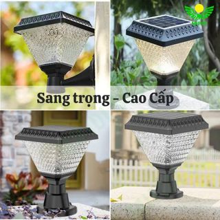 ĐÈN TRỤ HÀNH LANG NĂNG LƯỢNG MẶT TRỜI MIFIDI SOLAR MẪU PHA LÊ ĐA MÀU SẮC/Giá sỉ cực tốt dành cho Quý Đại Lý của Mifidi Sỉ/Đại Lý chỉ từ 5 Bộ