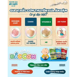 Thuyền Xưa Ăn Dặm Cho Con - Gia vị rắc cơm
