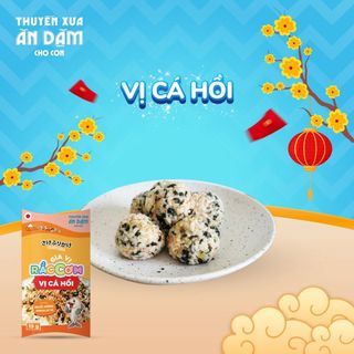 Hộp 10 gói 19g Gia vị Rắc Cơm Thuyền Xưa Ăn Dặm cho con - Vị Cá Hồi