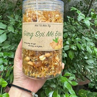 GỪNG SỢI DẺO MÈ ĐẬU SIÊU THƠM NGON 500G - WINNIE HOUSE