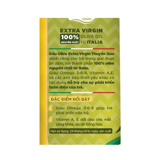 Dầu Oliu Nguyên Chất Thuyền Xưa Ăn Dặm cho con 250ml