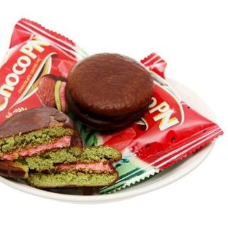 Bánh Phủ Socola Choco PN vị Dưa hấu bịch ( 12 cái x 17g ) Thùng 24 bịch