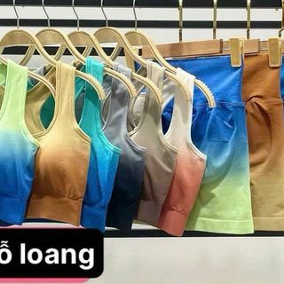 Set đùi 3 lỗ loang Còn màu size như hình mới nhất 2023 Thể Thao cao cấp Siêu Đẹp Giá Sỉ,