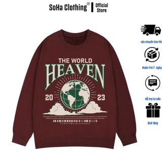 Áo sweater SoHa Clothing Nam Nữ Unisex Phong Cách Hàn Quốc Chất Vải Chân Cua Cotton Xuất ,SWTHEVENT giá sỉ