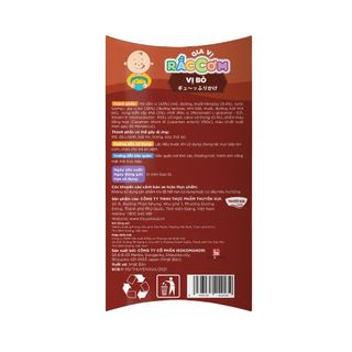 Gia vị Rắc cơm Thuyền Xưa Ăn Dặm Cho Con - Vị Bò (Gói 19g)
