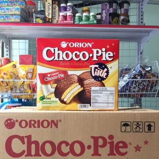 Bánh ORION Choco-Pie Tình hộp ( 12 cái x 33g ) Thùng 8 hộp
