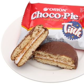 Bánh ORION Choco-Pie Tình hộp (2 cái x 33g ) Thùng 4 bloc x 12 hộp