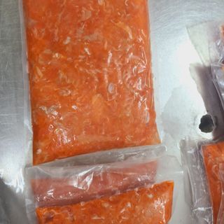 Cung cấp vụn nạo cá hồi - vụn sợi cá hồi giá trực tiếp tại xưởng.