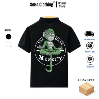 Áo polo nam vải cá sấu cotton nam tính, thanh lịch, sang trọng Monkey dejung - SoHa Clothing giá sỉ