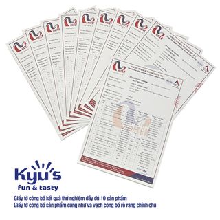 Sữa Chua Khô Kyu's 10g - Vị Chanh Dây - Sấy thăng hoa - Hỗ trợ tiêu hóa, ngừa biếng ăn