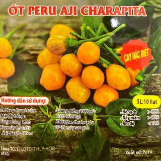 Hạt giống Ớt Peru Aji Charapita (10 HẠT/BAO) giá sỉ