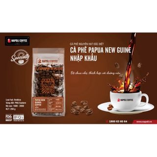 Cà Phê Hạt Papua New Guinea Napoli Coffee Itali 250g Đậm Gu Đúng Chất giá sỉ