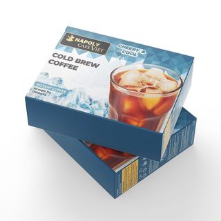 [Combo 3 hộp] Cold Brew Coffee - Cà phê đen sấy lạnh hòa tan không đường hộp 15 gói x 2gr