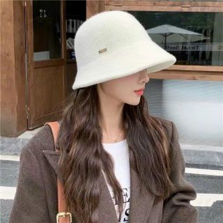 Mũ bucket Màu Trơn Chống Lạnh Thời Trang Thu Đông Cho Nữ