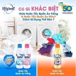 NƯỚC TẨY QUẦN ÁO TRẮNG THÁI LAN HYGIENE