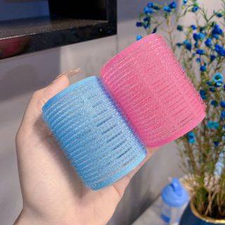 Combo 8 Lô Cuốn Tóc Tự Dính Cỡ Đại L, Lô uốn mái tự dính dài 6cm