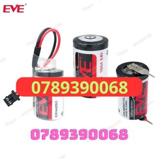 Pin EVE ER14250 3.6V 1/2AA 1200mAh PLC Delta, pin nhiệt kế ẩm pin công nghiệp