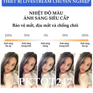 Đèn Livestream RL21 Size 54cm 3 Kẹp + Điều khiển