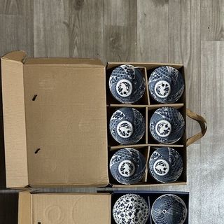 CHÉN BÁT ĐĨA GỐM SỨ NHẬT BẢN