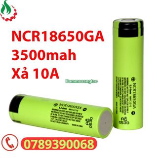Cell pin 18650 Panasonic NCR18650GA Li-ion 3.7V 3500mah - Xả 10A