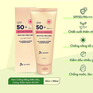 Kem Chống Nắng ECOSY Ultra Daily Sun Cream SPF50+/PA+++ 100ml giá sỉ