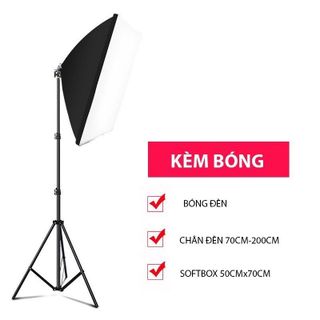 Đèn Studio Quay Phim Chụp Ảnh - Livestream - Softbox 50x70cm