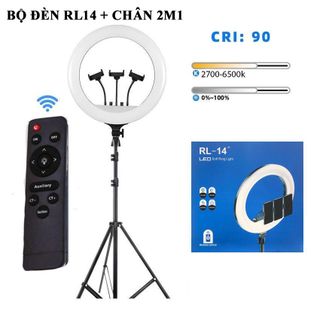 Bộ Đèn Livestream RL14 Size 36cm- Hỗ trợ Makeup Quay TikTok