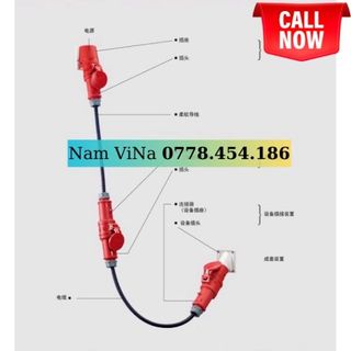 Phích Cắm Dây Cắm Mannekes/Mennekes Của Đức Ổ Cắm Chống Nước Gắn Ngoài IP44 Item Số 32A 1421