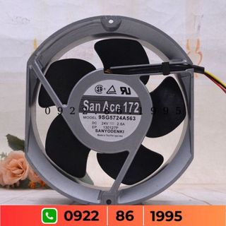 Quạt Biến Tần 17251 Sanyo Sanyo San ACE 172 9sg5724a563 24V 2.6A giá tốt có VAT