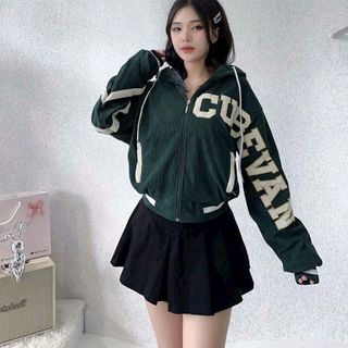 Áo Khoác Gió Vải Nhung Thêu - 274 -
