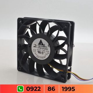 Quạt Delta Ffb1212sh 12025 12V 1.24a 12Cm PWM Quạt Lưu Lượng Không Khí Lớn giá tốt có VAT