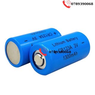 CR123A Pin Lithium 3V Máy Ảnh Nhà Vệ Sinh Cảm Biến Olympus Cr17345 Polaroid Đèn Laser