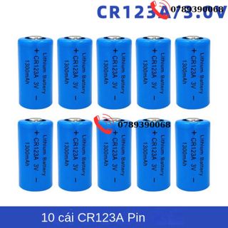 CR123A Pin Lithium 3V Máy Ảnh Nhà Vệ Sinh Cảm Biến Olympus Cr17345 Polaroid Đèn Laser