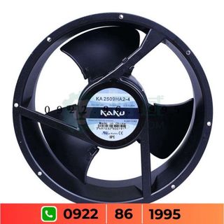 Quạt Cố Định Thẻ KA2509HA2-4 Kaku AC220 V 25489 Vòng Tròn Đầy Đủ Chịu Nhiệt Độ Cao Im Lặng Quạt Tản Nhiệt giá tốt có VAT