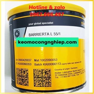 Mỡ Kluber Barrierta L 55/3