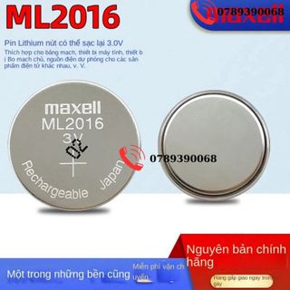 Wansheng Ml2016 Pin Nút Điện Tử Pin 3V Thiết Bị Đồng Hồ Động Năng Ánh Sáng Bo Mạch Chủ Lir2016 Có Chân Hàn
