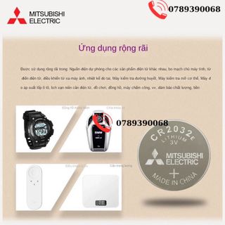 Mitsushishi Mitsubishi Cr2032e Cân Trọng Lượng Xe Chìa Khóa Điều Khiển Từ Xa Bo Mạch Chủ Máy Tính Pin Nút 3V