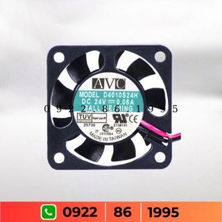 Đài Loan AVC 4010 24V 0.08a Quạt  4Cm Cung Cấp  Quạt Làm Mát D4010s24h giá tốt có VAT