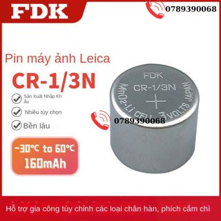 FDK CR1/3N Máy Ảnh Leica M6m7 Máy Đo Đường Huyết Dụng Cụ Làm Đẹp Điện Tử 3V Nút Pin Lithium DL-1/3N