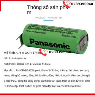 Pin Lithium Panasonic Trung Tâm Gia Công CR-AG 3V Máy Công Cụ PLC Bộ Pin FANUC 6V BR-AGCF2W