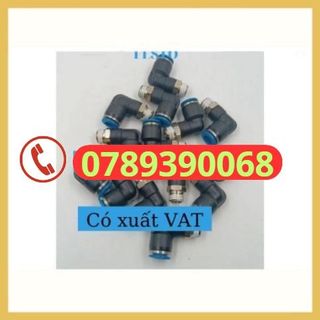 Khớp nối nhanh ren ngoài dây hơi khí nén Festo Đức Đầu cút nối ống khí phi 4, 6, 8, 10, 12, 16 QS-1/4 - 1/8