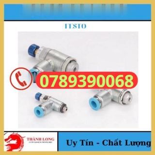 Khớp nối nhanh ren ngoài dây hơi khí nén Festo Đức Đầu cút nối ống khí phi 4, 6, 8, 10, 12, 16 QS-1/4 - 1/8