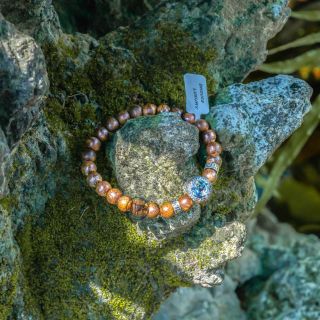 Vòng Trầm Hương Phong Thủy Mix Charm Cao Cấp