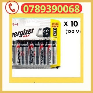 120 Viên Pin AA , Pin AAA 1,5V ENERGIZER Siêu Bền - Hàng chính hãng