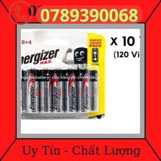 120 Viên Pin AA , Pin AAA 1,5V ENERGIZER Siêu Bền - Hàng chính hãng